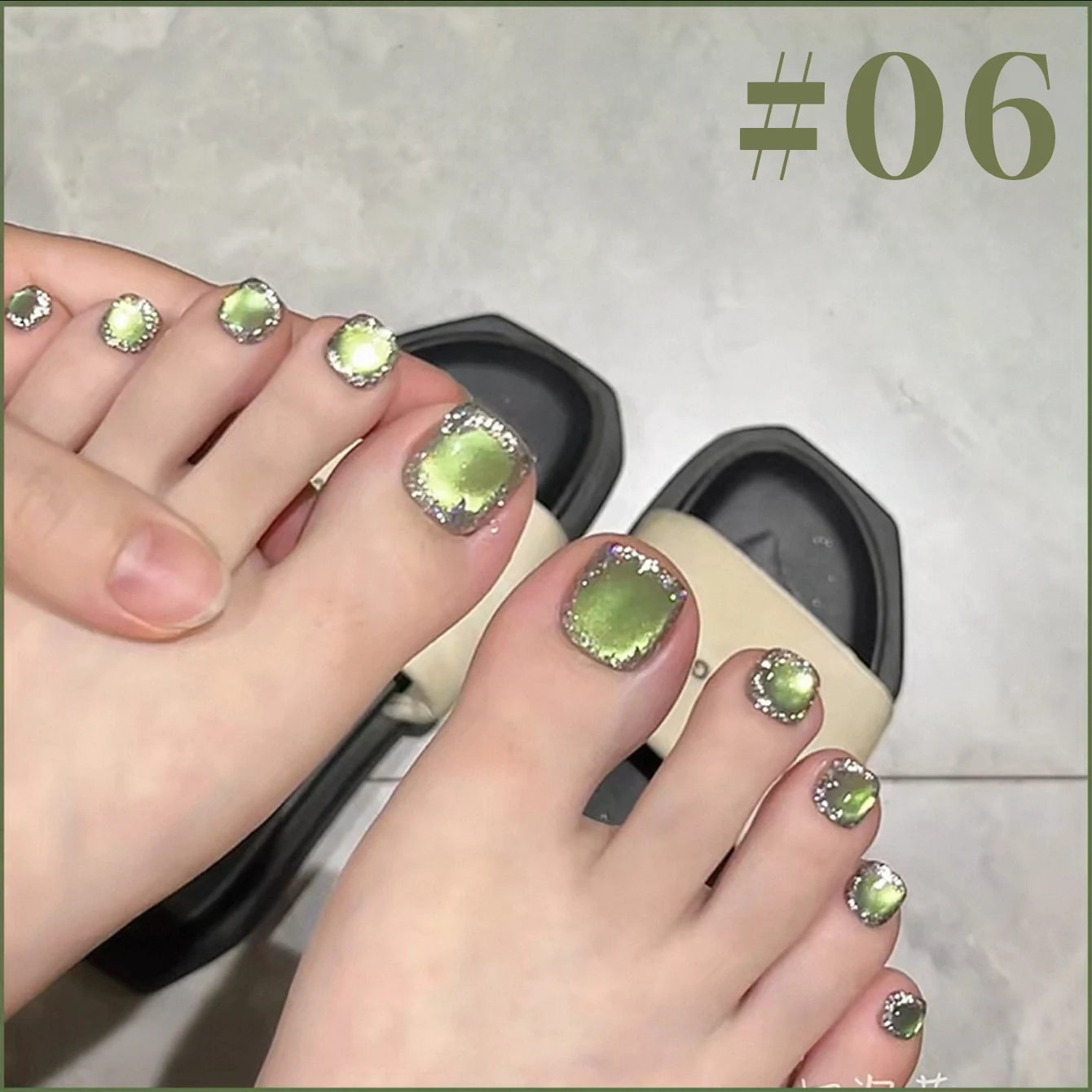 MIANEL 12ml Green Cat Eye Magnetic Gel Polish