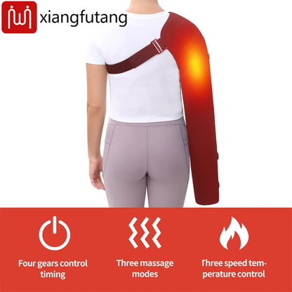 Heated Shoulder Support with Vibration
