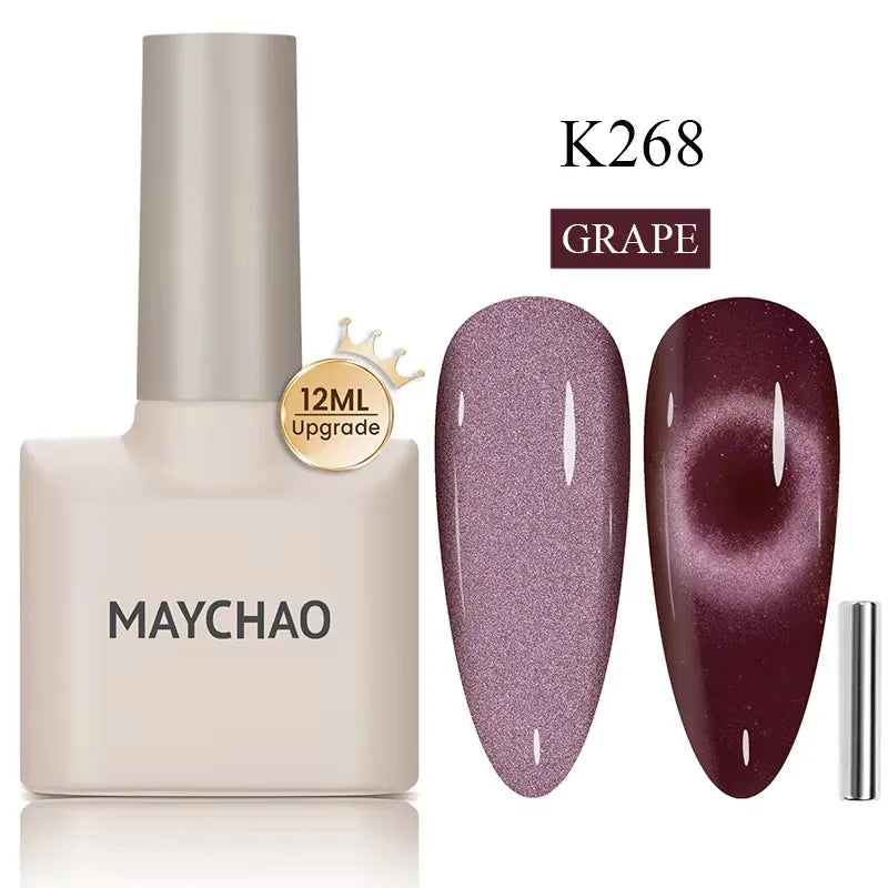MAYCHAO Galaxy Cat Eye Magnetic Gel Polish