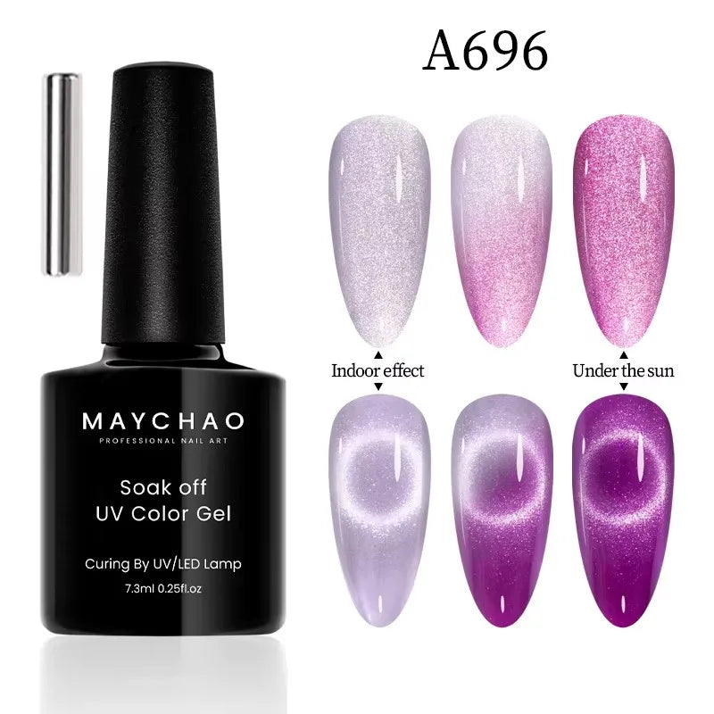 MAYCHAO Galaxy Cat Eye Magnetic Gel Polish