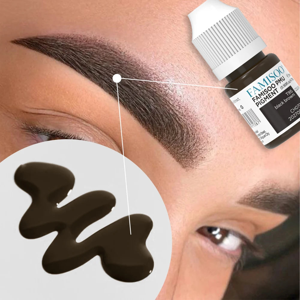Professional Microblading Ink for Eyebrows & Eyeliner